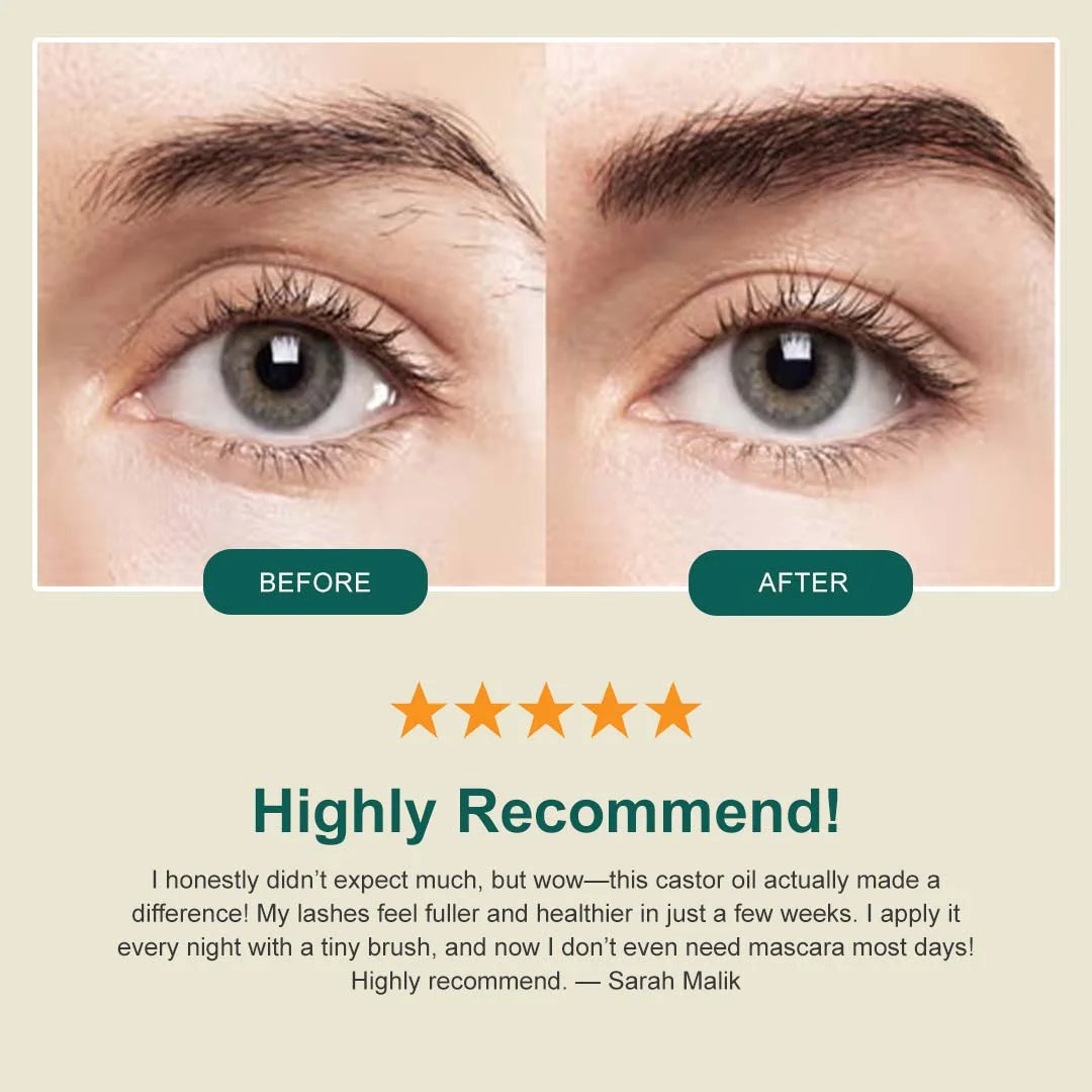 Cold Pressed Castor Lash Oil